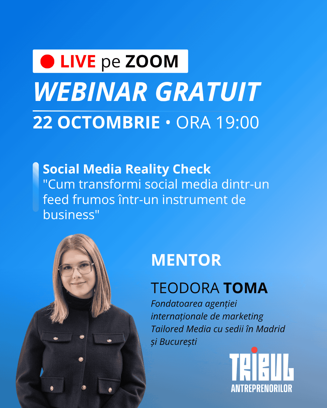 Teodora Toma – Tribul Antreprenorilor