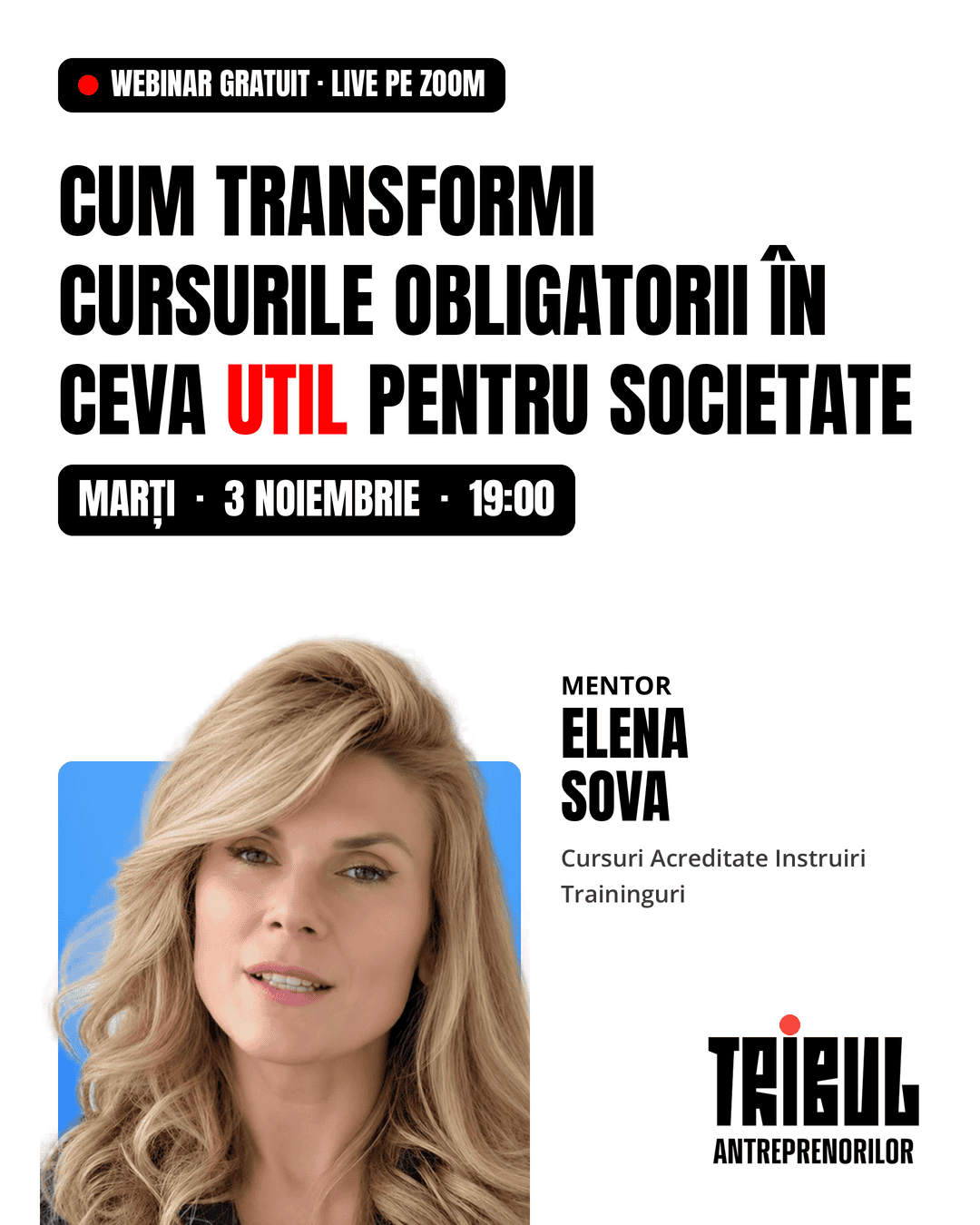 Elena Șova – Tribul Antreprenorilor