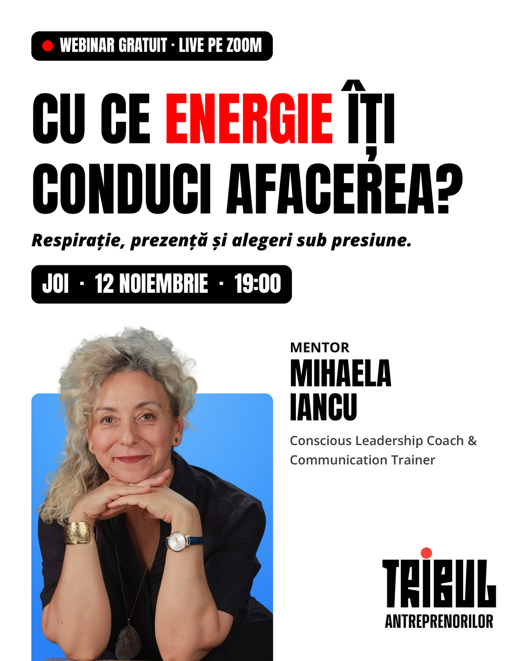 Mihaela Mirela Iancu – Tribul Antreprenorilor
