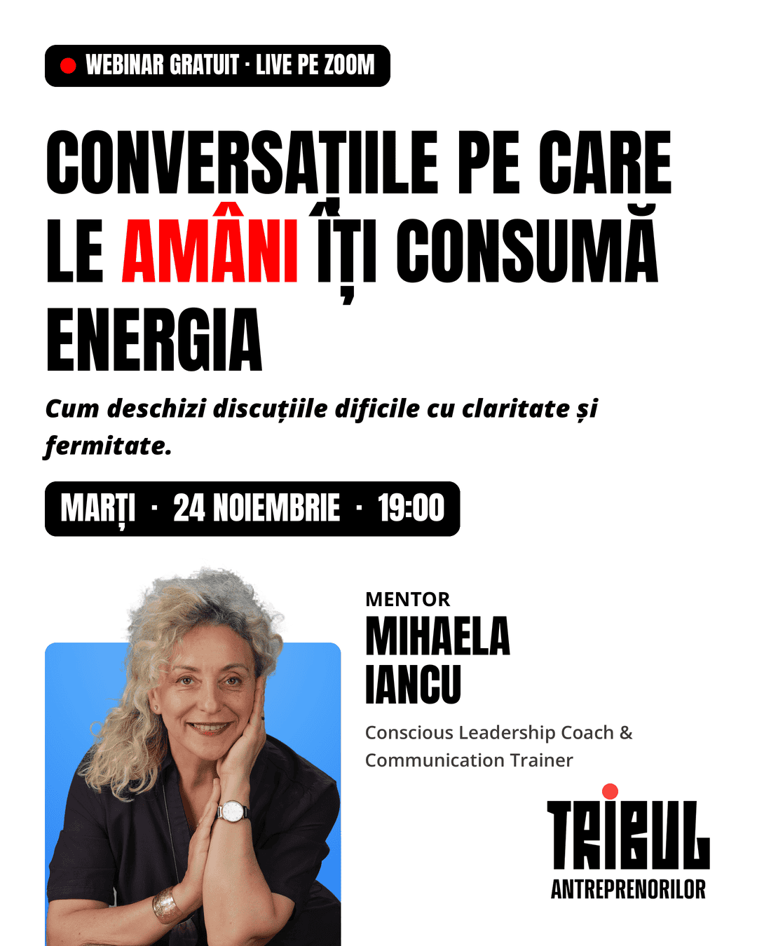 Mihaela Mirela Iancu – Tribul Antreprenorilor